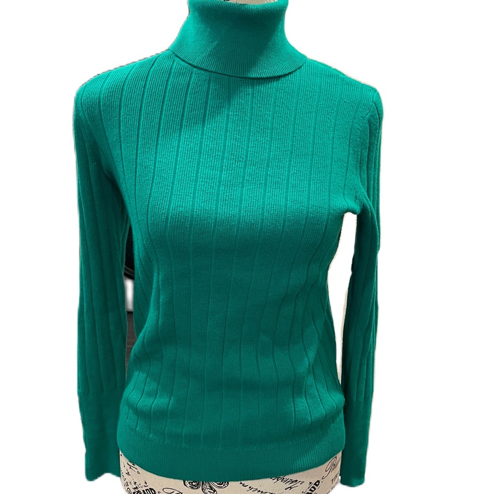 🎉SALE🎉 4 FOR $15! Excellent condition Talbots green turtleneck size small